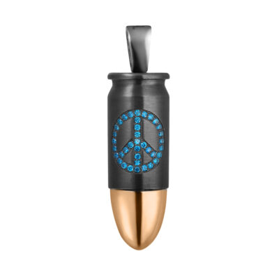 Серебряная подвеска «PEACE»